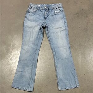 Zara Light Blue Flare Women's Jeans